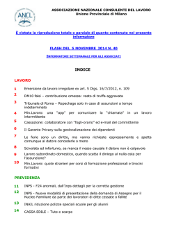INDICE - ANCL Milano