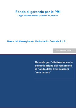 Fondo di garanzia per le PMI