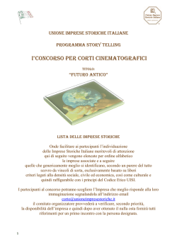 Concorso Corto. Lista Imprese Italiane.1