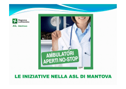 le iniziative nella asl di mantova