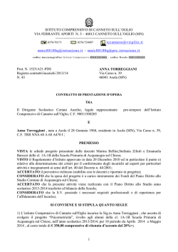 Anna Torreggiani - NUOVO SITO ISTITUTO COMPRENSIVO DI