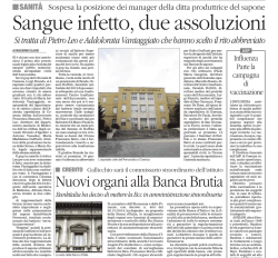 Sangue infetto, due assoluzioni