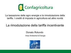 la relazione - Confagricoltura Alessandria