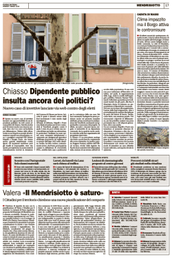 Chiasso dipendente pubblico insulta ancora dei politici?