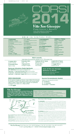 2014 - Villa San Giuseppe