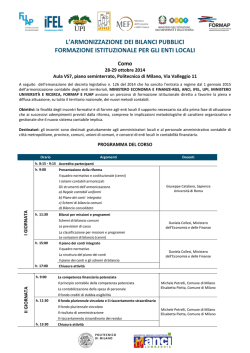 Programma formazione armonizzazione _COMO