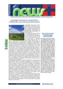 sommario - Regione Piemonte