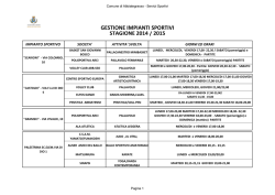 palestre locandina - Comune di Abbiategrasso