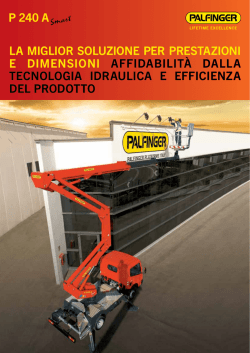 Brochure P240A - Palfinger Piattaforme Aeree