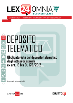 dossier deposito telematico
