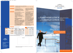 SGG Planitherm ULTRA N