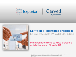 SCIPAFI e il ruolo del SIC ECIS