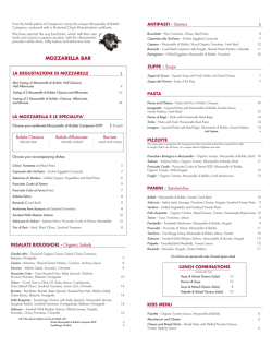 Obic&agrave; Mozzarella Bar