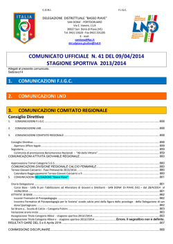 C.U 41 2013 2014 - F.I.G.C. Veneto