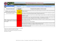 Scheda F10 Piano Protezione Civile