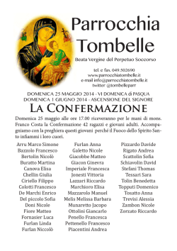 Parrocchia Tombelle - Parrocchia di Tombelle
