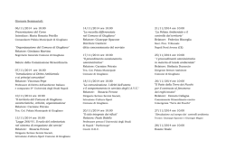 Calendario del Corso - Comune di Giugliano