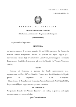 Sentenza TAR Il Pellicano