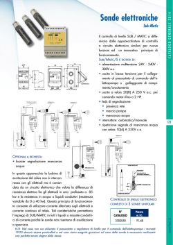 schema sonde elettroniche