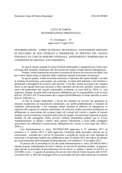 Direzione Corpo di Polizia Municipale 2014 03108