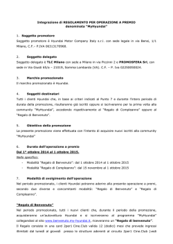 Scarica regolamento - scegli il cinema