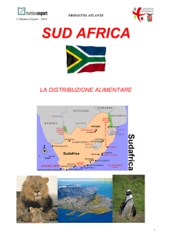 La distribuzione alimentare - SUD AFRICA 2014