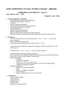 LICEO SCIENTIFICO STATALE &ldquo;FILIPPO LUSSANA&rdquo; BERGAMO