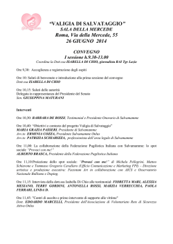 PROGRAMMA CONVEGNO SALVAMAMME