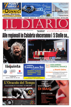 Alle regionali in Calabria vinceranno i 5 Stelle se