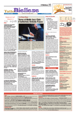 gli appuntamenti dal 4 novembre 1,67 MB