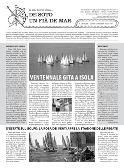 Numero 1/2014 (2 Mb) - Società Nautica Laguna