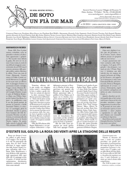 Numero 1/2014 (2 Mb) - Societ&agrave; Nautica Laguna