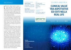 clinical value tra aspettative ed esiti nella real life