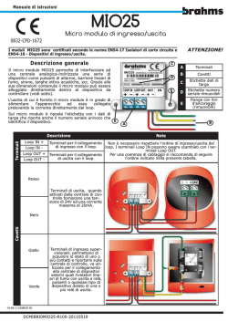 manuale istruzioni mio25