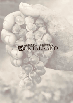Brochure prodotti (Italiano) - Azienda Agricola Montalbano