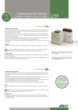condensatori trifase three-phase capacitors utf