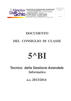5^BI - Istituto Almerico Da Schio