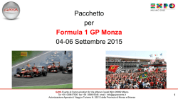 PACCHETTO MONZA F1