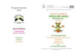 RIEQUILIBRANANDA - CENTRO ANANDA BERGAMO