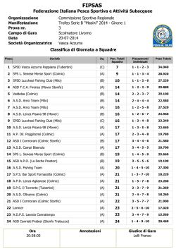 Masini 2014 GIR 1 dati della 3 prov Scolmatore