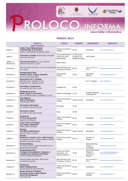 MARZO 2014 - Eventi e Sagre