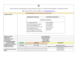 FUNZIONIGRAMMA 2014-15 - Istituto Comprensivo Statale &ldquo;G