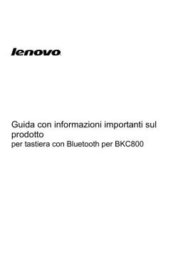 Guida con informazioni importanti sul prodotto