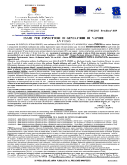 Bando - Regione Siciliana
