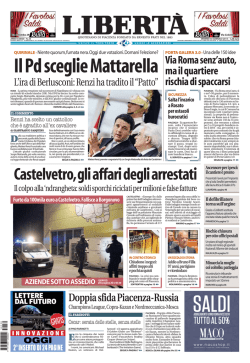 Scarica il PDF della prima pagina di oggi