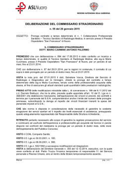 Deliberazione n. 55 del 26 gennaio 2015 [file]