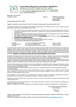 circolare 1-2015 contributo contrattuale prevedi ccnl edilizia