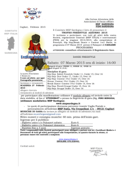 Lettera Trofeo Freestyle Azzurro 2015 msp sardegna