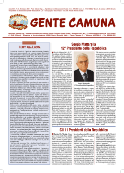 Scarica il numero di Febbraio 2015 in formato