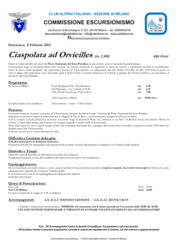 Ciaspolata ad Orvieilles (m. 2.168)